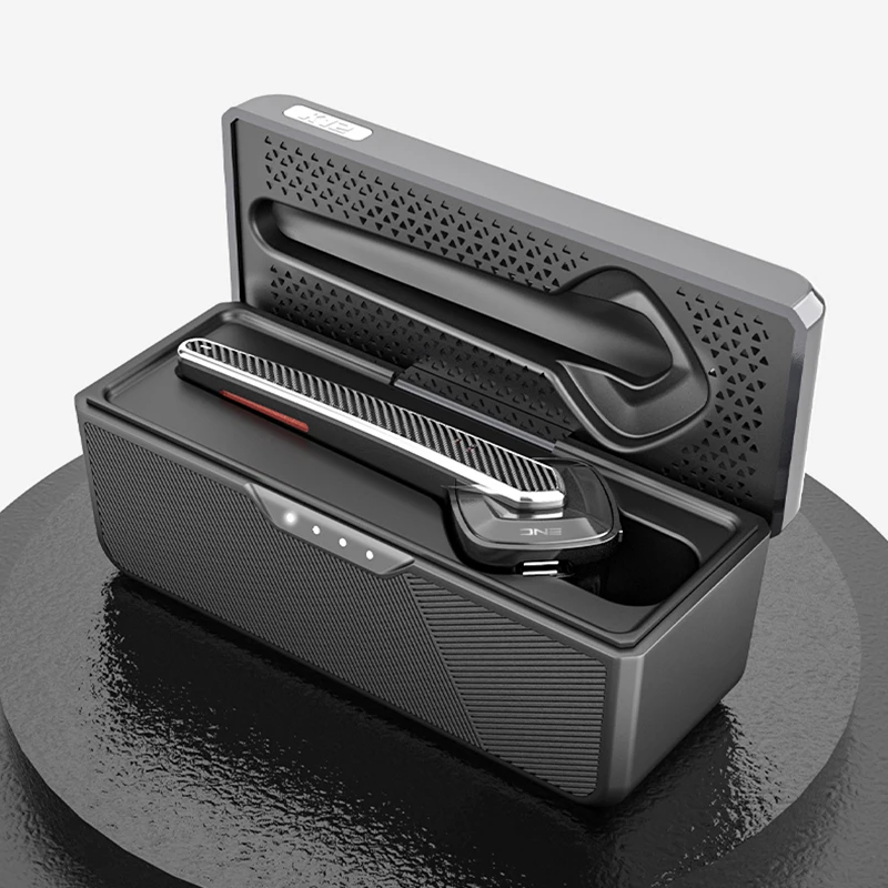 

TONLISH K12 Wireless Earbud Bluetooth Earphone Two Microphones Business Driving Sports Headset Handfree Connect Two Devices