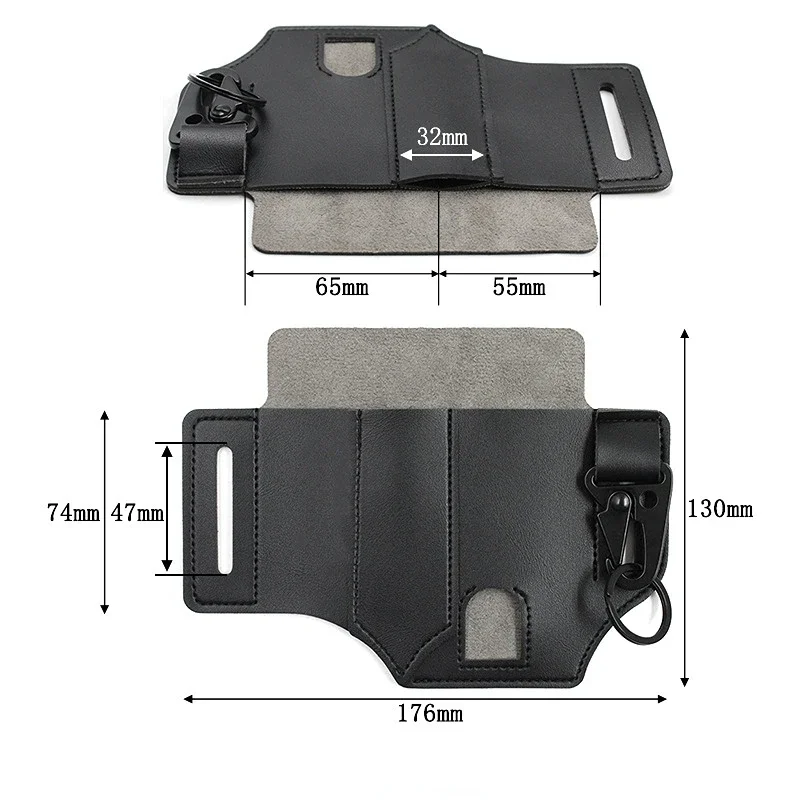 

Кожаный футляр, многофункциональный ремень для инструментов, карманный органайзер для повседневного использования, подвесной поясной ремень для кемпинга, фонарика