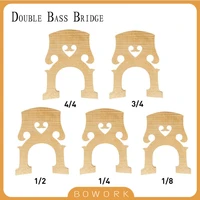 44 34 12 14 18 double bass upright bridge a grade maple wood bridges german style for bass violin family strings instrument