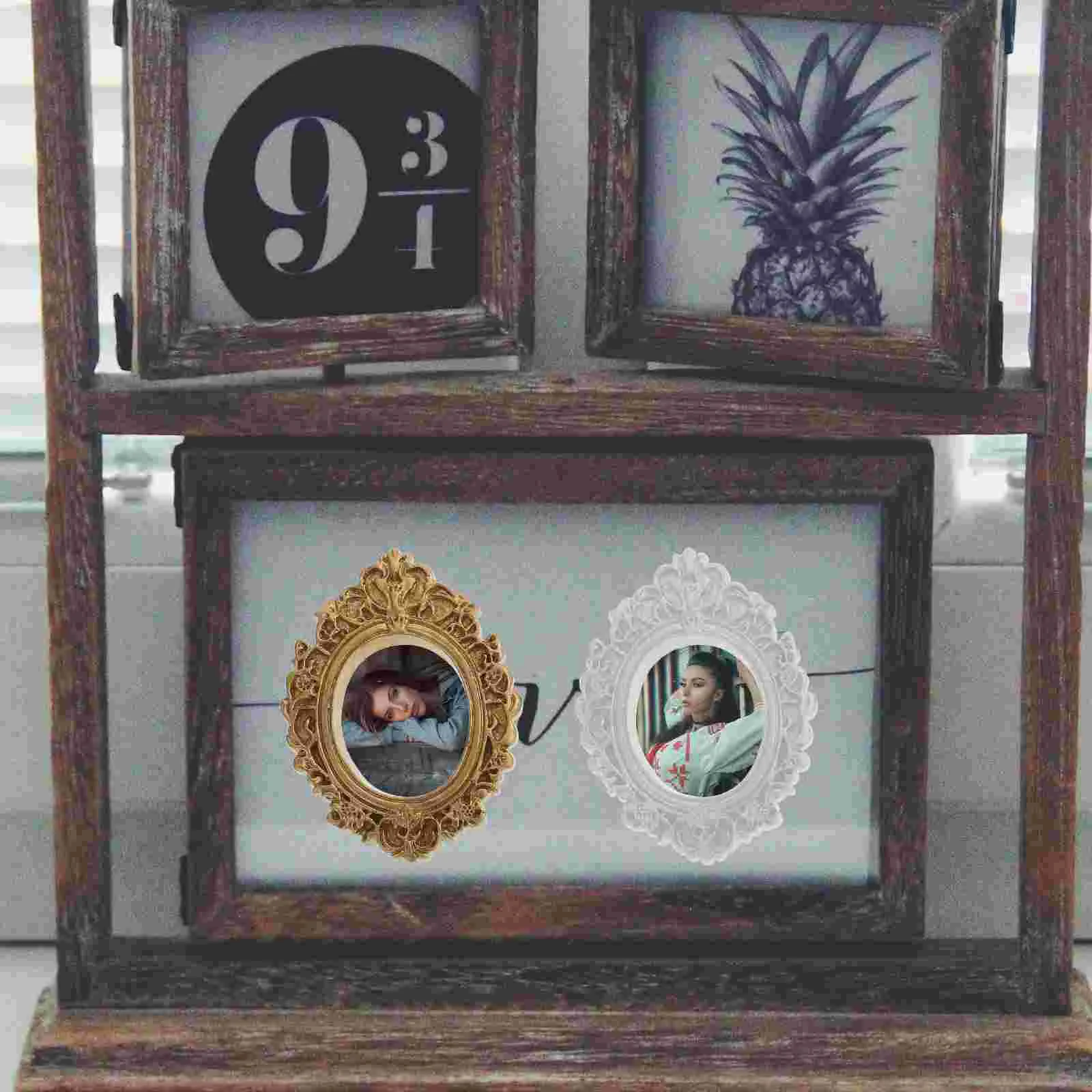 10 шт. DIY фоторамка цифровое ретро украшение реквизит из смолы декор маленькие