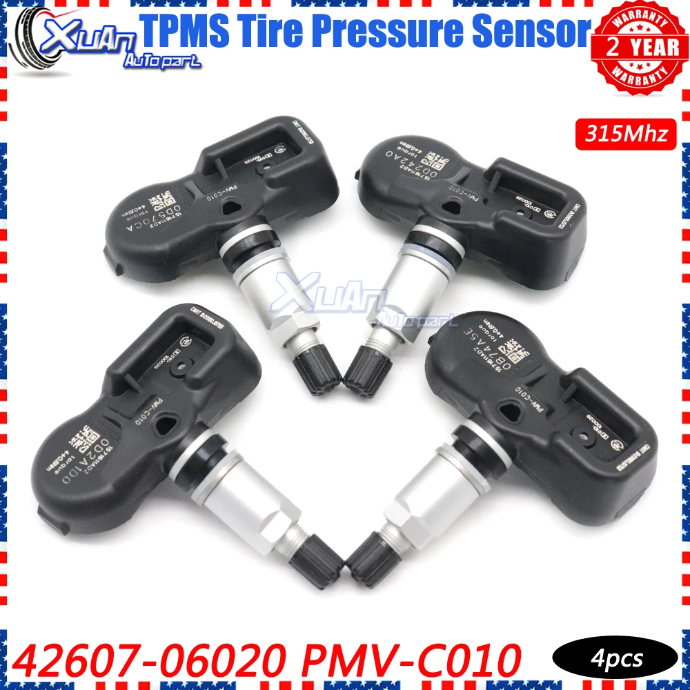 XUAN 4 шт. TPMS датчик контроля давления в шинах для Lexus IS200t IS250 IS300 IS350 ES300h ES350 NX200t NX300h GS F