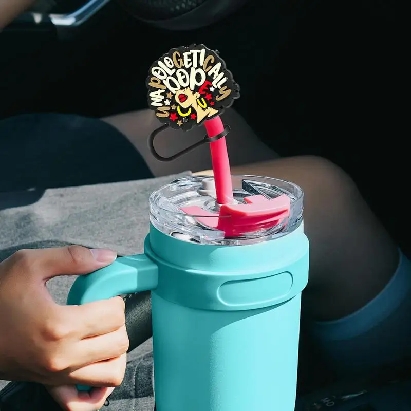 Крышки для трубочек многоразовые Защитные чехлы 8 шт. домашнего декора