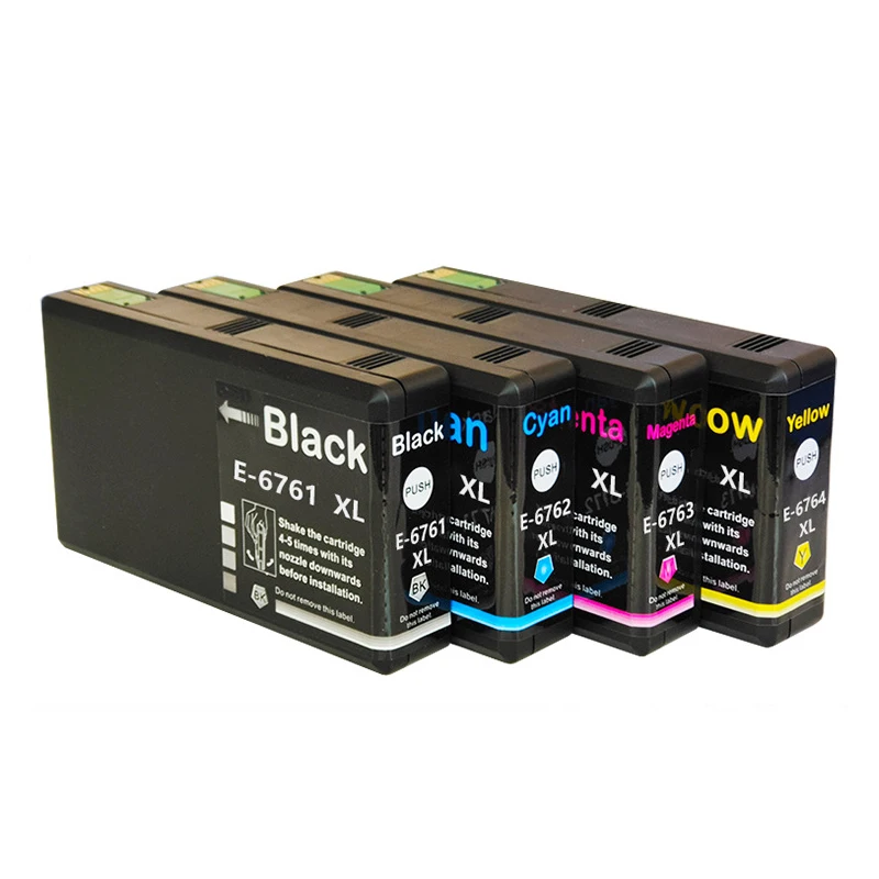 

T676 Compatible Ink Cartridge For Epson 676 T6761 T6762 T6763 T6764 WorkForce Pro WP-4530 WP-4533 WP-4540 WP-4590 Printer