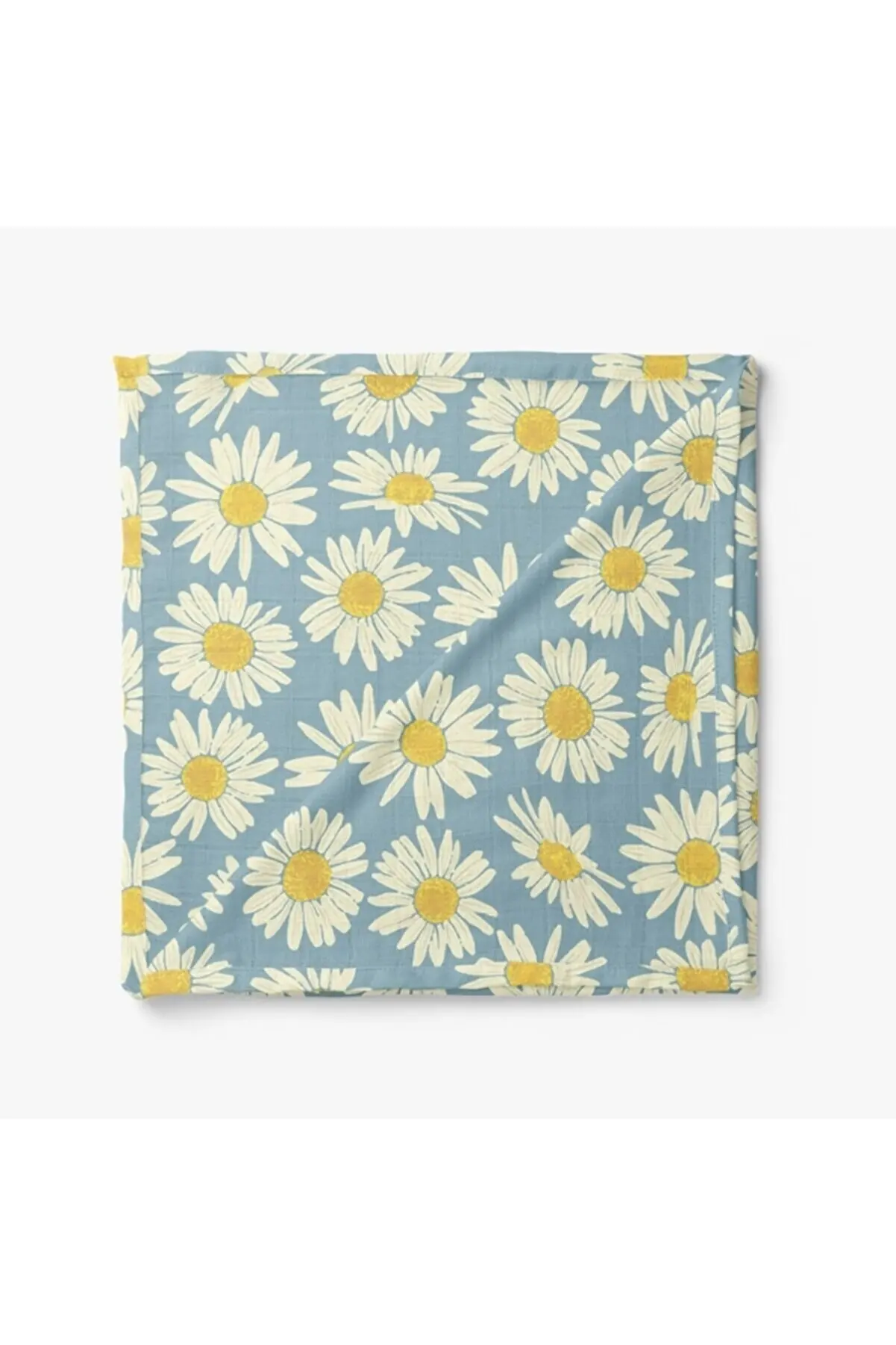 

Blue Daisy muslin Multi -Purpose Baby Blanket Home and Room Decor Textile 60845987