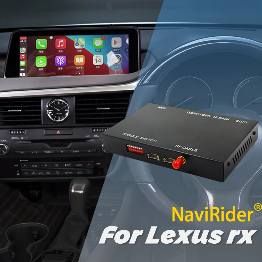 Беспроводной автомобильный обновленный экран Apple CarPlay Android для Lexus rx450h rx300 rx200t RX 450H