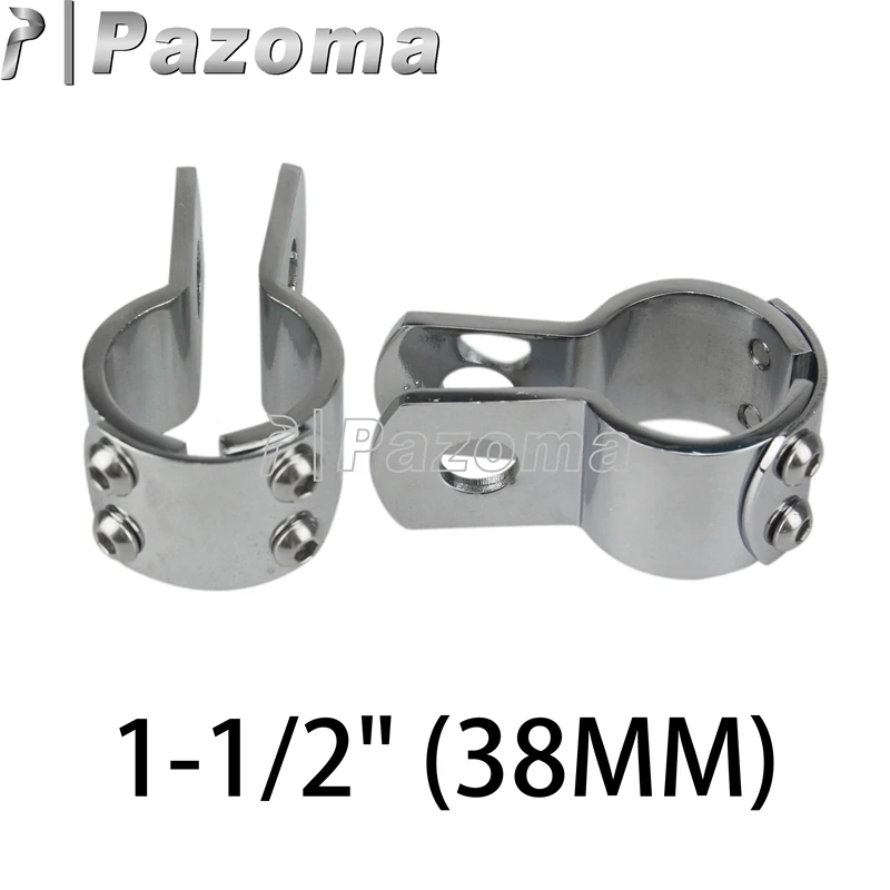 

1 пара 1 1/2 "Хромированная мотоциклетная шоссе Авария хомуты электродвигателя подножки зажим 1,5 дюйма защита двигателя 1 1/4" 32 мм 1-1/8"