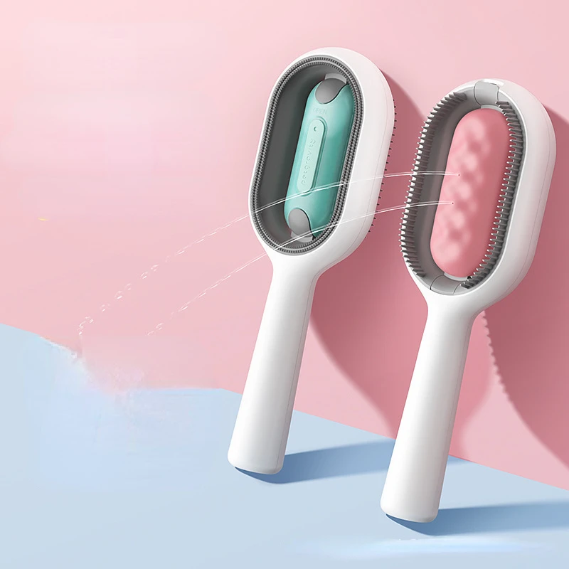 

Pet Grooming Brush Dematting Dog Comb Cat Brush To Remove Floating Hair Sticky Hair with Tank Pet Cleaning Supplies Disposable