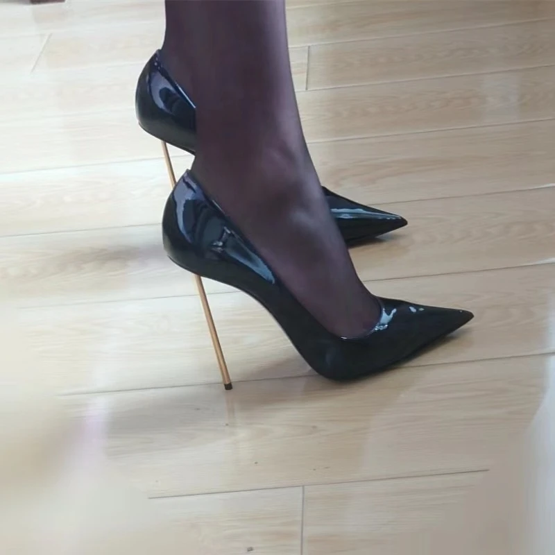 Сандалии женские на тонком каблуке простые однотонные шлепанцы для свадьбы