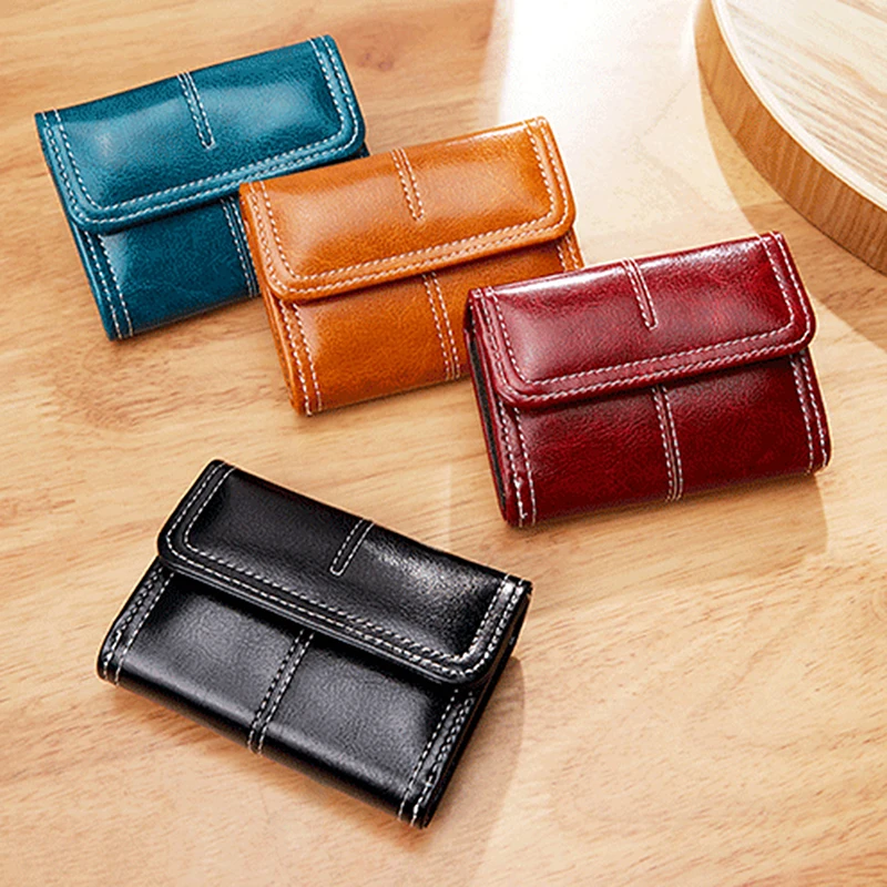 

Credit Card Holder Wallet Case PU Leather Black/brown/red Business Card Holder Women/men Vintage Bank/ID Cardholder 11 Card Slot