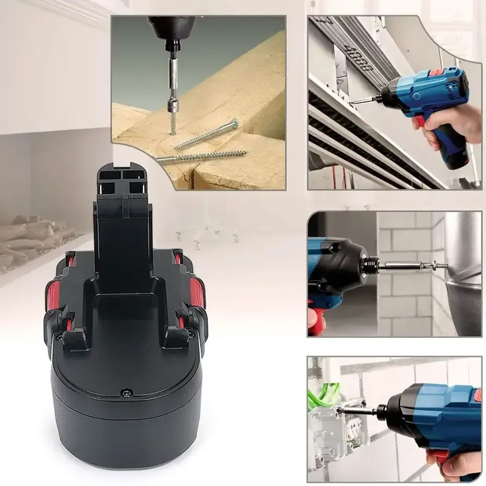 Для Bosch 18 V 6.8AH 9.8AH Ni-MH pour Battery для BAT025 BAT026 BAT160 2607335735 2607335277 PSR18 VE-2 GSR18