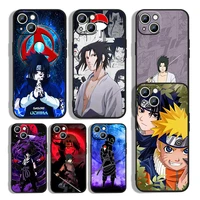 naruto uchiha sasuke for apple iphone 13 12 11 mini 8 7 6s 6 xs xr x 5 5s se 2020 pro max plus black phone case capa