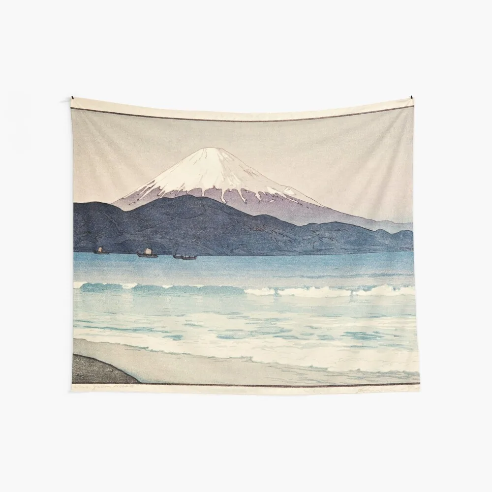 

Hiroshi Yoshida - Mount Fuji From Miho Dorm Room Essentials Custom Bedroom Deco Halloween Decoration Tapestries