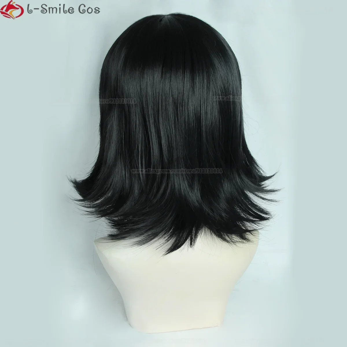 Парик для косплея Shizuku Murasaki аниме Hunter x парик с короткими черными волосами очки