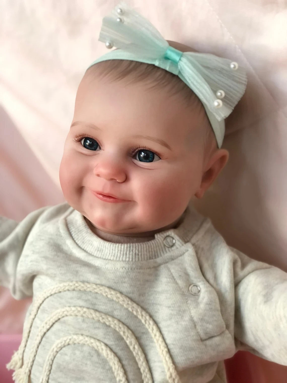 

50CM Reborn Baby Girl Doll Maddie Full Silicone Body 3D skin Painted Top Quality Handmade Doll Children Playmate Bonecas