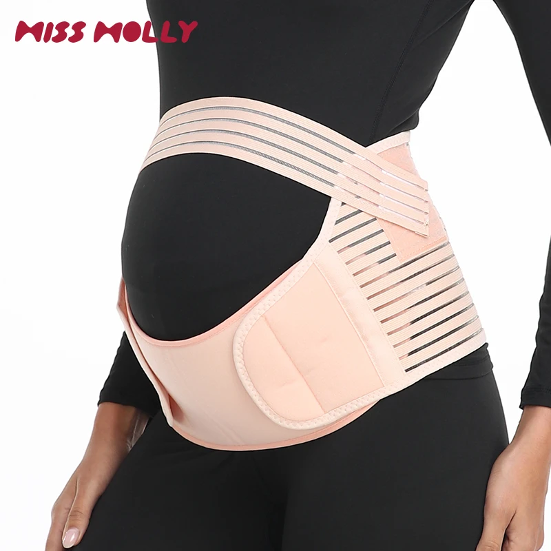 Pregnancy 3 In 1 Support Belt for Back Pelvic Hip Pain Maternity Band Belly Support for Pregnancy Back Support Band for Abdomen
