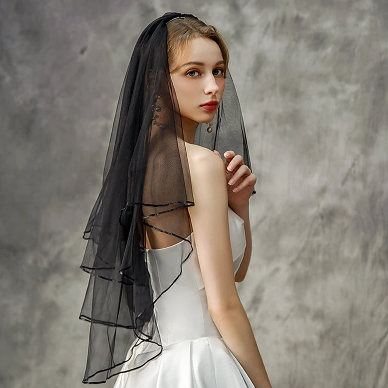 

Цветочная кружевная Фата для девочек, свадебные аксессуары для волос с гребнем, кремово-белый