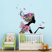 butterfly fairy wall sticker living room bedroom girls room home decor wallpaper baby room wardrobe removable art decals sticker