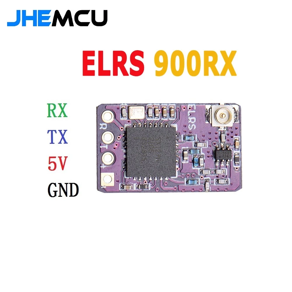 

JHEMCU 900RX 868 МГц экспрессоры ELRS Высокая частота обновления низкая задержка приемник дальнего радиуса действия для замены дрона RC FPV