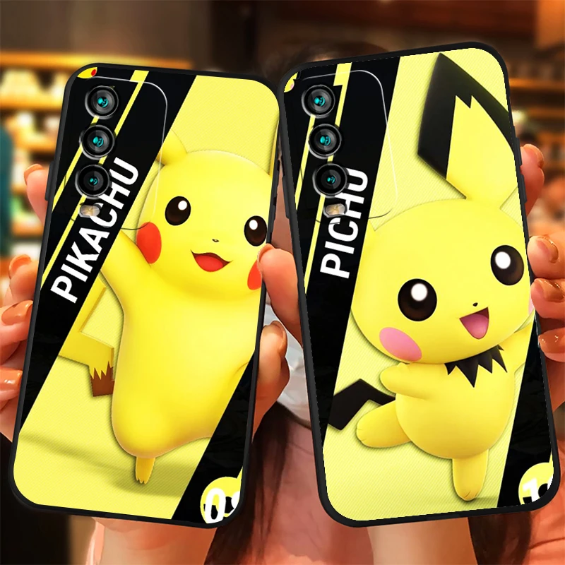 

Pokemon Pikachu Phone Cases For Xiaomi POCO F3 X3 GT M3 Pro X3 NFC Redmi Note 10 10Pro 10S Soft TPU Coque
