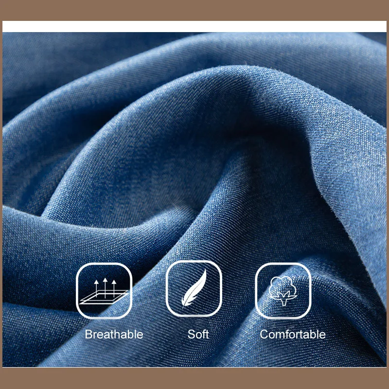 Wide Leg Jeans Lyocell Women Straight-leg Pants Mopping Thin Trousers 2023 High-waisted Slim Bottoms Baggy Clothes Blue Light