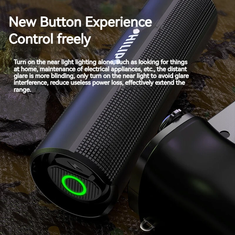 Фонарик Philips с USB-зарядкой 4 режима освещения