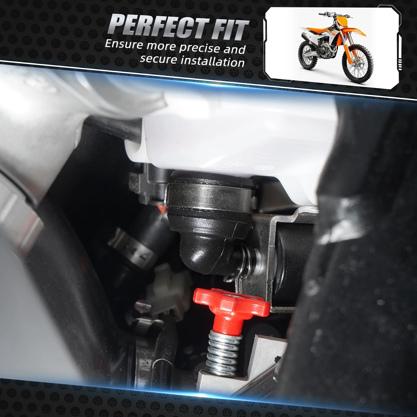 Кусок угловой для мотоцикла KTM EXC 300 2024 NiceCNC масляный бак флюорорубец EXC250 XCW 250 XC SX