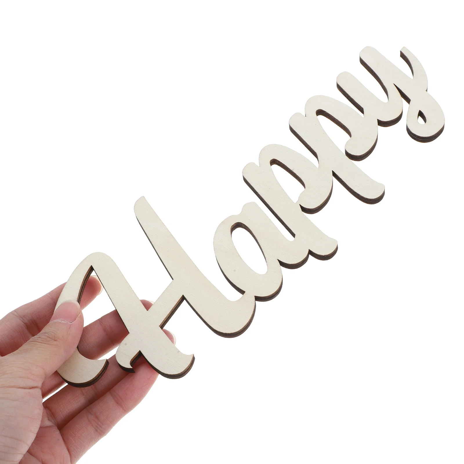 Декор свадебного стола Woodsy Деревянный знак на день рождения Эмблемы Счастливая