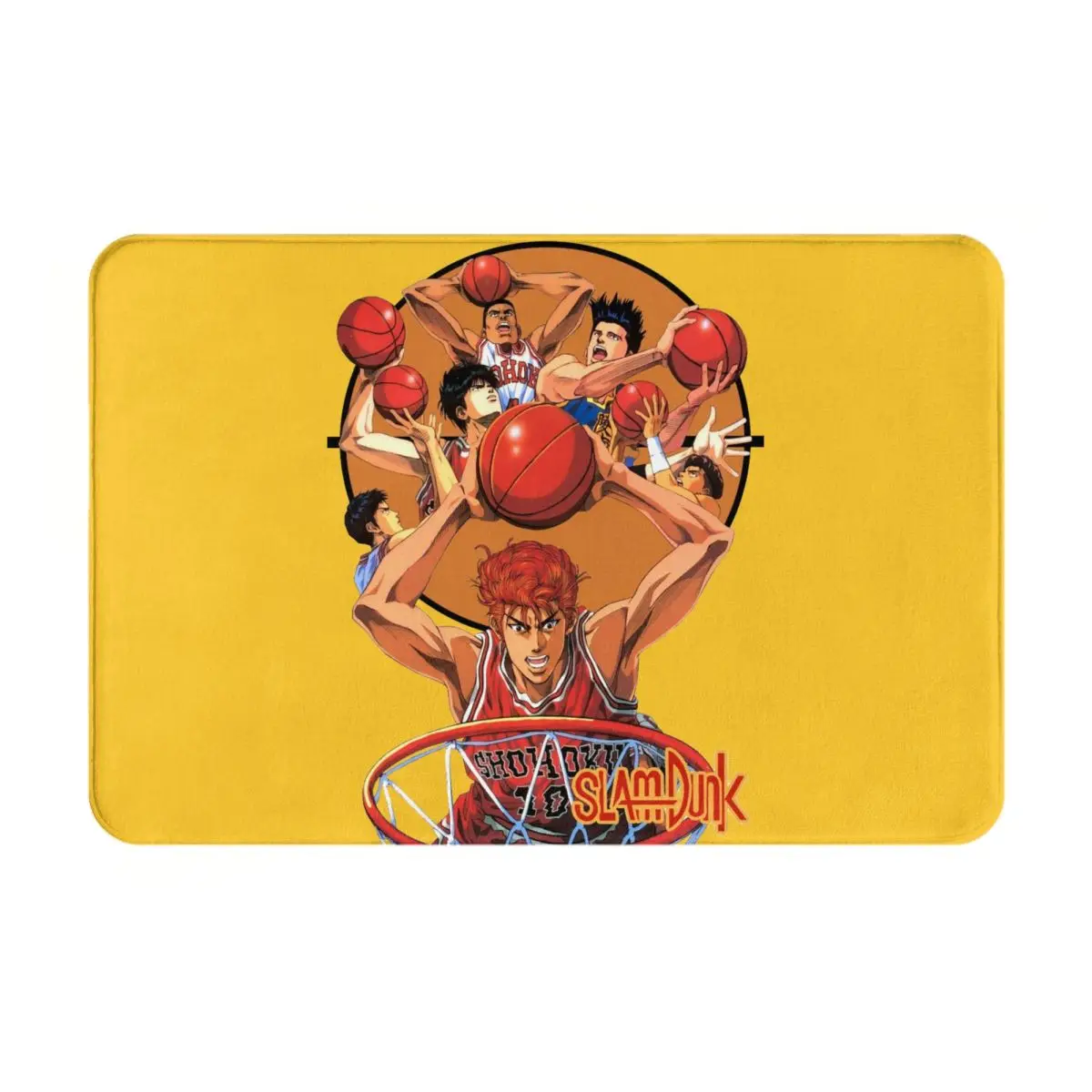 

SLAM DUNK Printed Doormat Floor Mat Home Creative Mat Super Soft Absorbent Bathroom Door Mat Door Entrance Mat