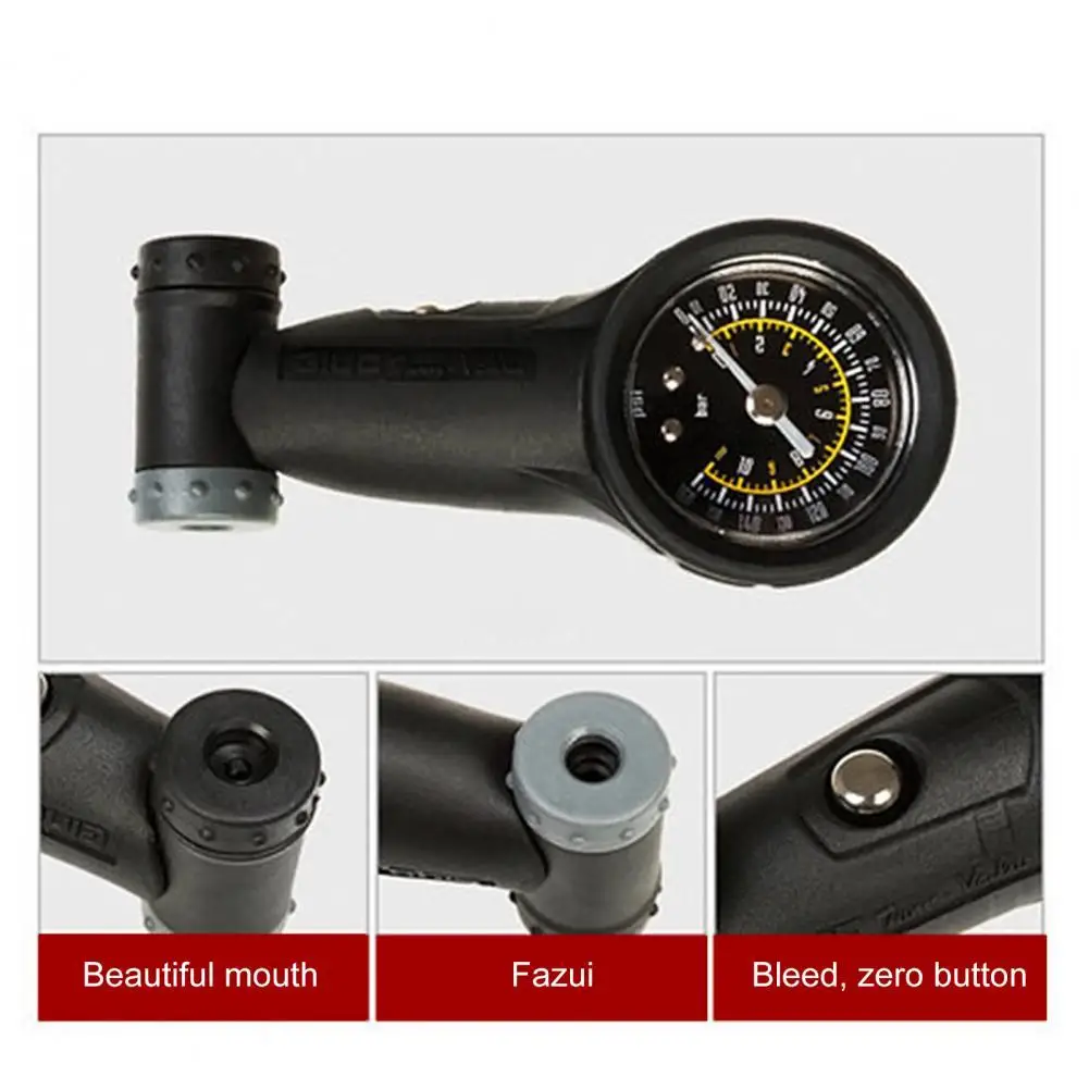 

Ergonomic Design ABS Bicycle Repair Tool Tire Barometer for Outdoor