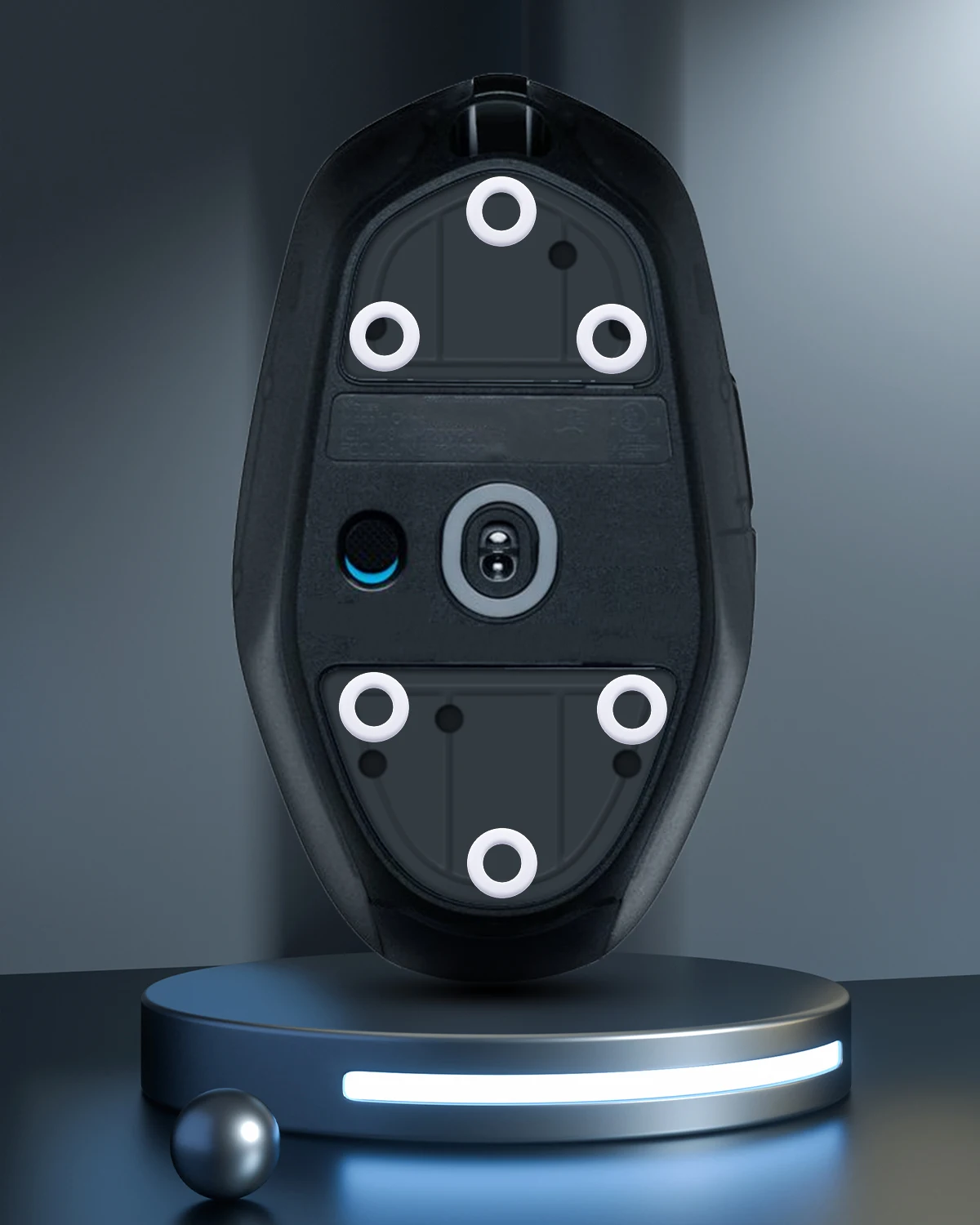 20 шт. 10 мм ножки для мыши TALONGAMES Razer Logitech Glorious Steelseries универсальные с круглыми