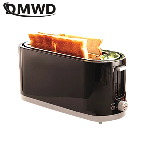 DMWD 4 шт. домашний тостер, духовка для хлеба, 7 передач, автоматическая машина для сэндвичей, машина для завтрака, двусторонний нагрев, инструмент для выпечки 220 В