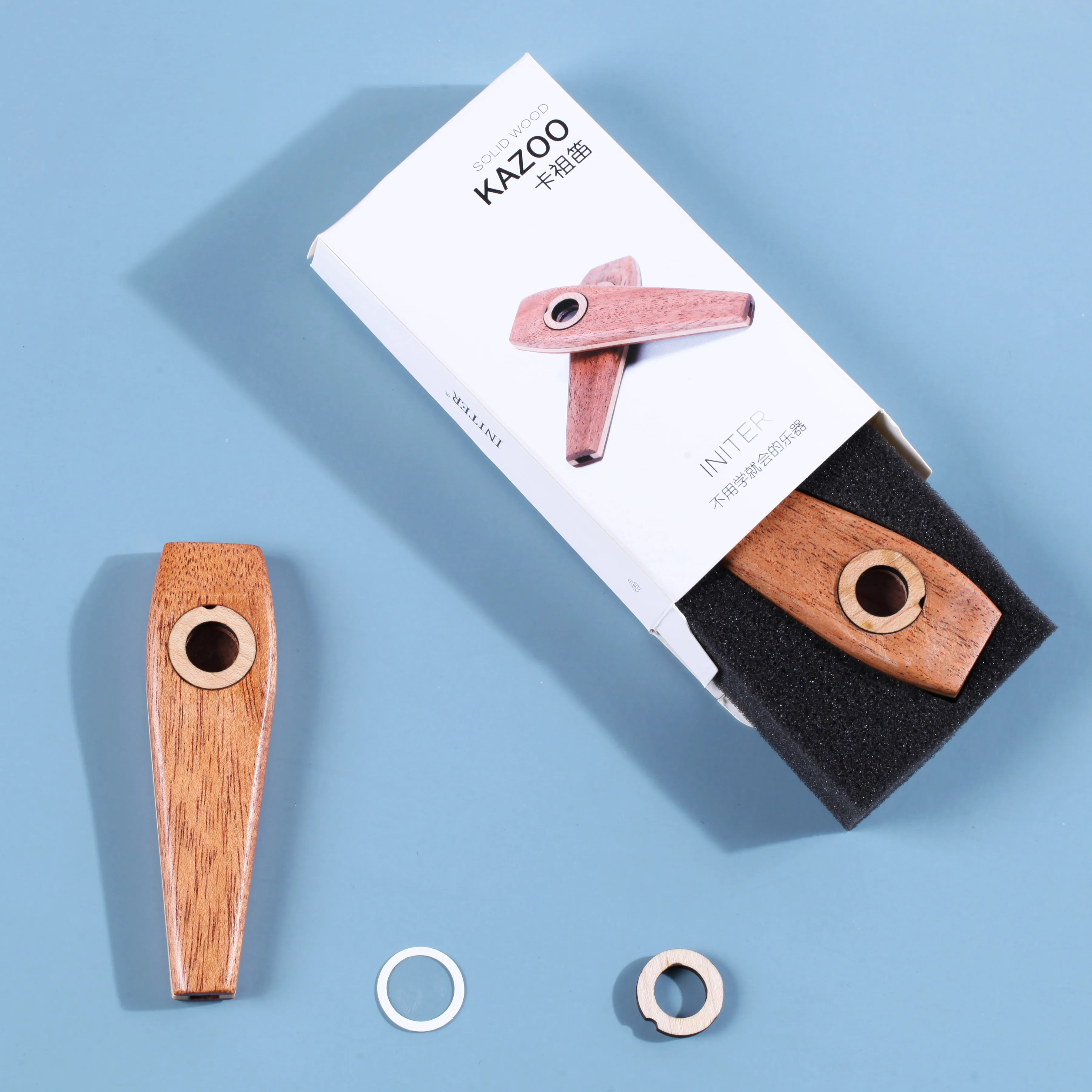 

INITER Wooden kazoo guitar ukulele accessories