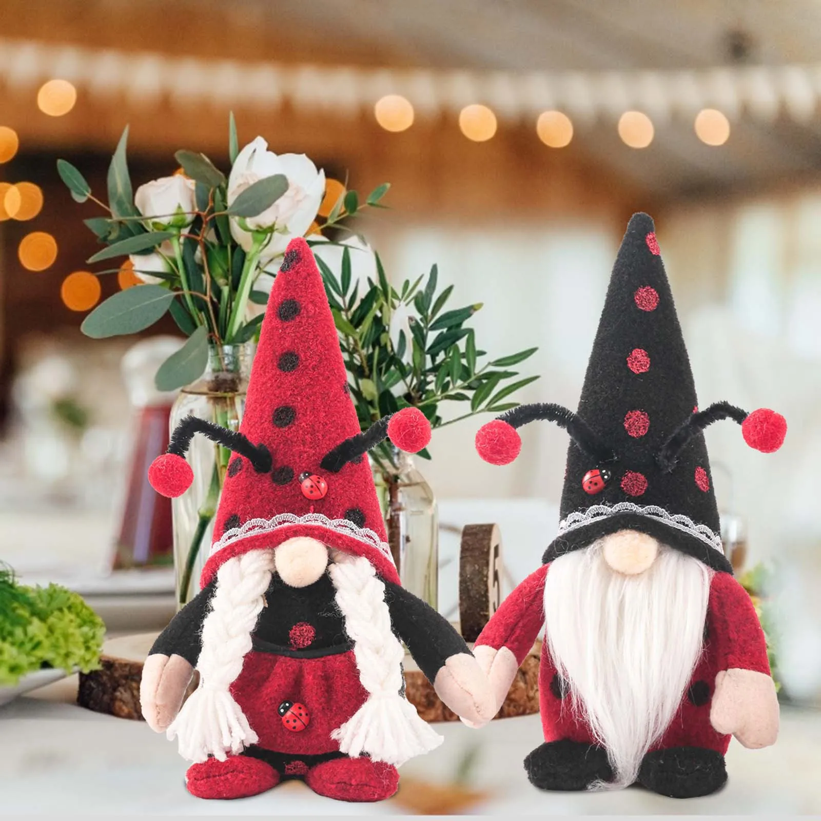 

Faceless Gnome Window Toy Props Rudolph Goblin Cartoon Dwarf Decoration Doll Plush toy Toy Knife Switches Toy