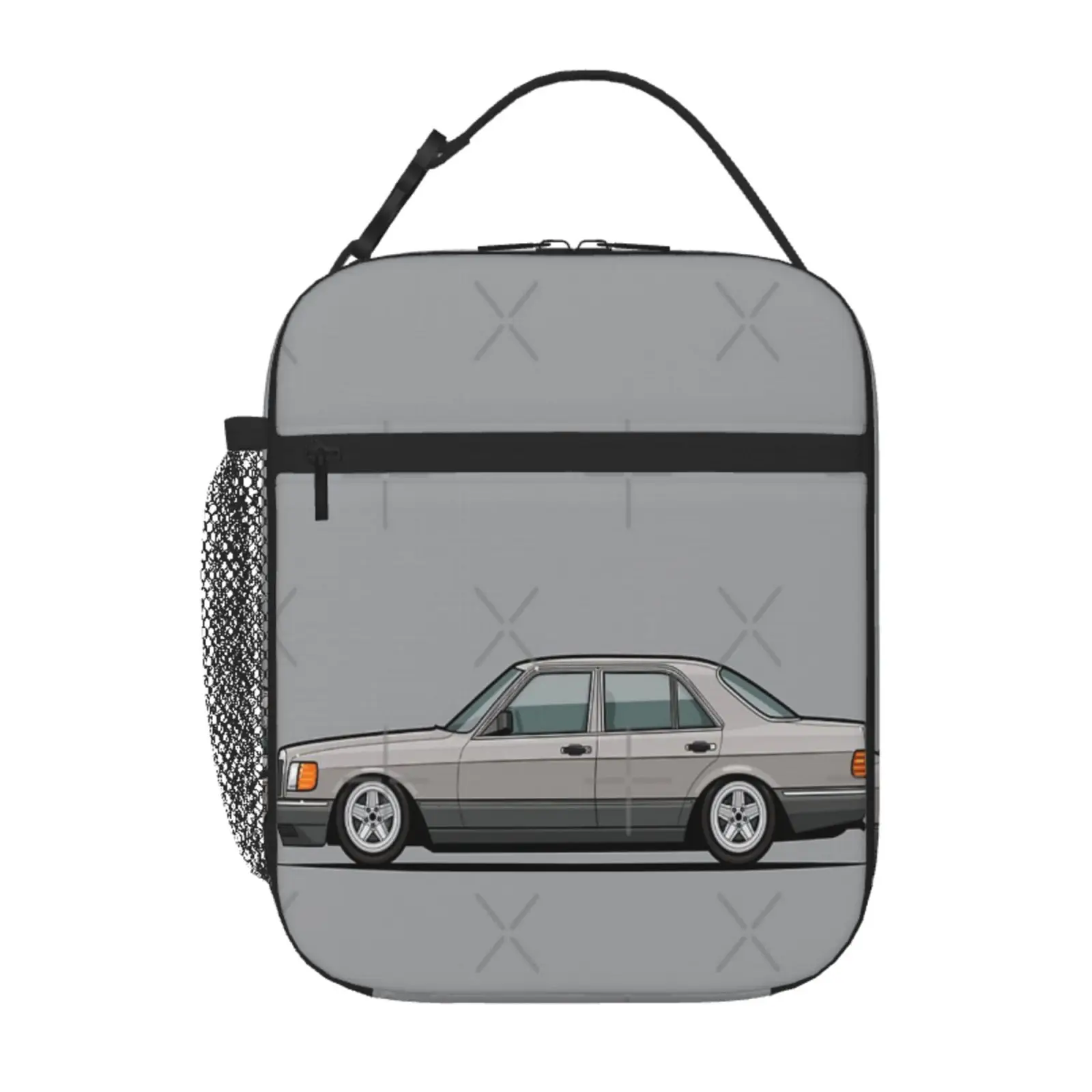 

MB W126 500SE Brillantsilber Low On Pentas Kids Lunch Bag Thermal Fridge Bag Lunch Box Kids