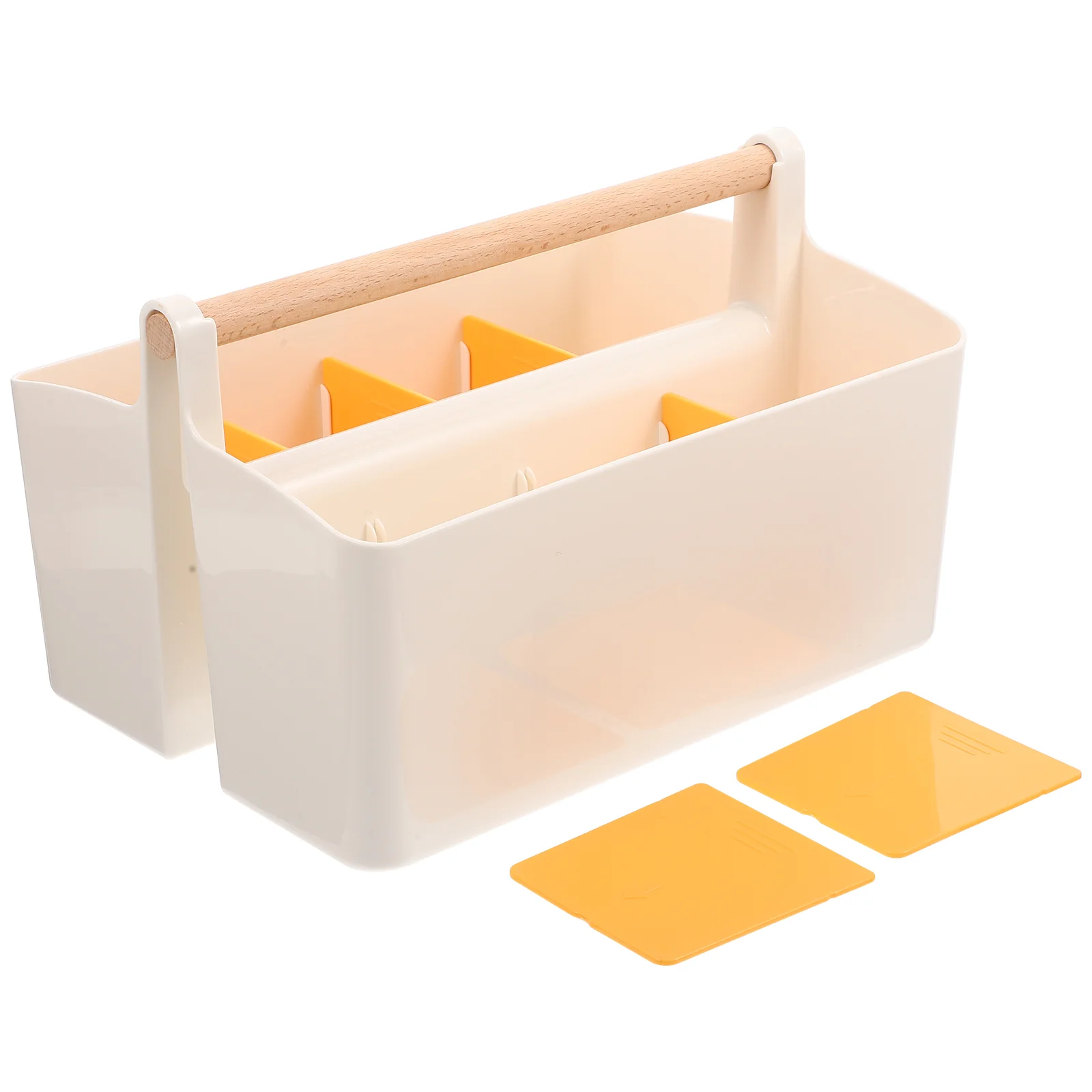 

Plastic Shower Basket Stationery Storage Box Organizer Bag Compartment Makeup