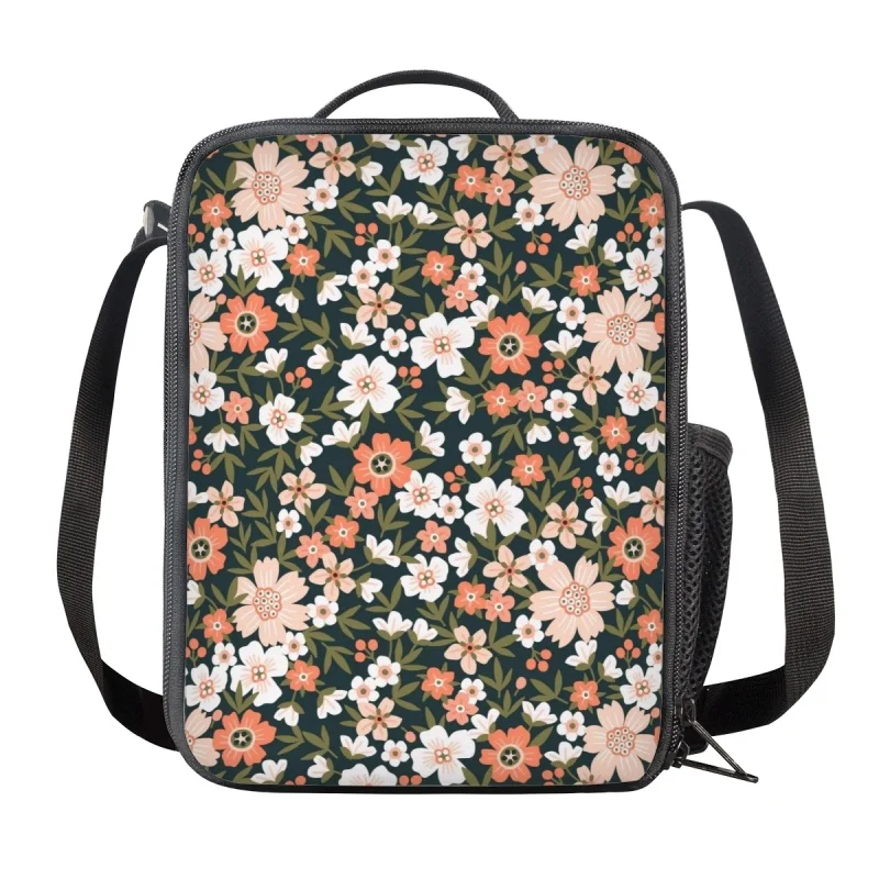 

Yikeluo Broken Flowers Pattern Print Bags For Teen-agers Messenger Purse Casual Girls Boys Crossbody Bag Student Shoulder Bag