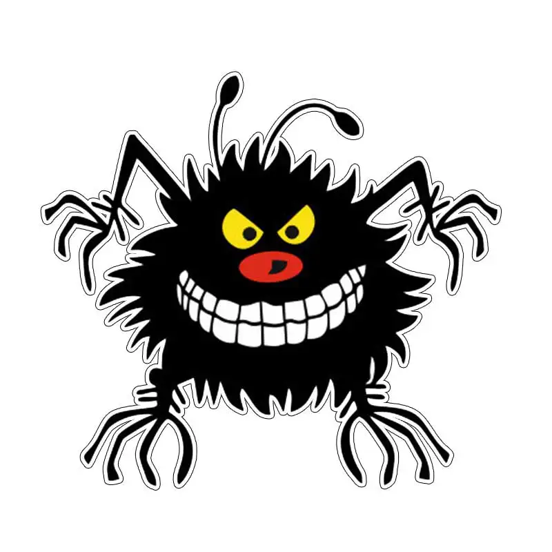 Babayka Demon с желтым глазом, автомобильная наклейка, виниловая наклейка, водостойкая наклейка на заднее окно, мотоцикл, кемпер, бампер, украшение для ноутбука SH751