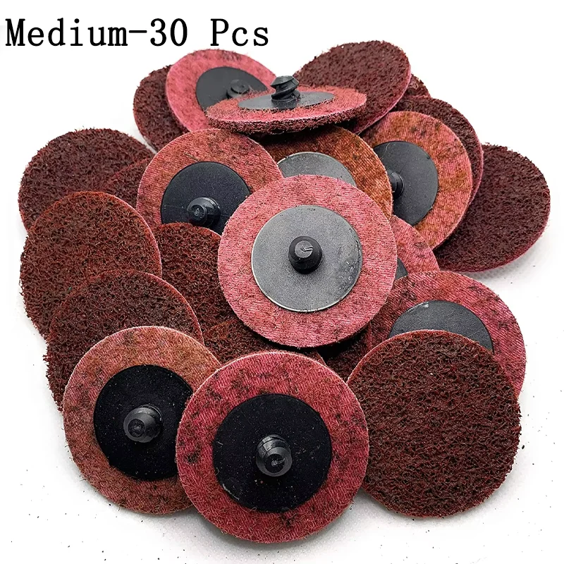 

10/30 шт. 2-дюймовые рулонные быстросменные диски, диски для кондиционирования поверхности, шлифовальный диск для подготовки поверхности, зачистки краски, шлифования