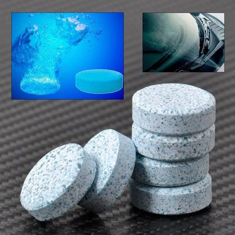 

10/30pcs Windshield Glass Washer Cleaner Compact Cleaning Effervescent Tablet Solid Cleaner Car Windscreen Wiper Effervescent Ta