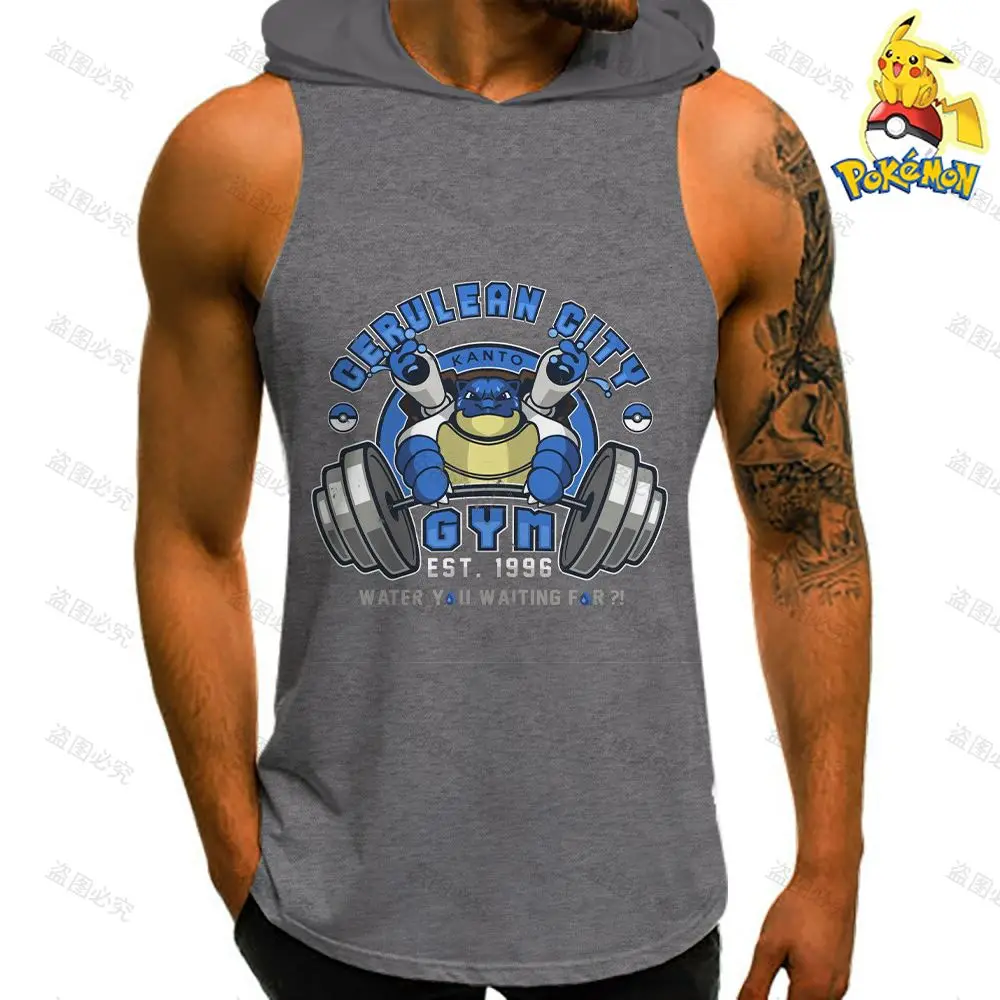 

Pikachu Pokemon Men's Hoody Tank Tops Sleeveless Summer Leisure Cool Things 3D Print New Hip Hop Fashion Streetwear Anime 2023