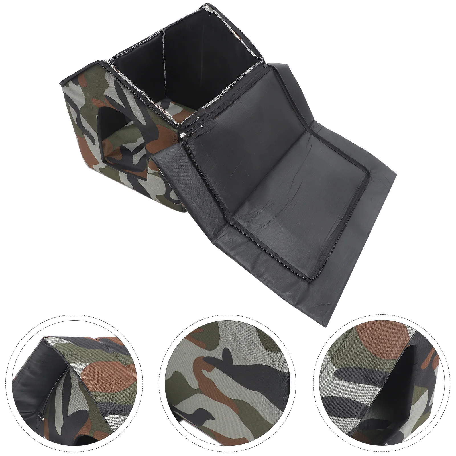 Укрытое укрытие для кошек маленькое гнездо собак клетка домики на улице зимняя