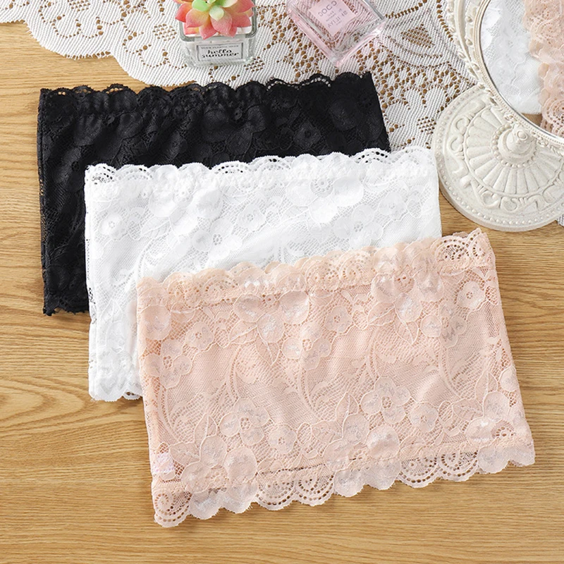 Летний женский бюстгальтер без бретелек сексуальный кружевной невидимый топ