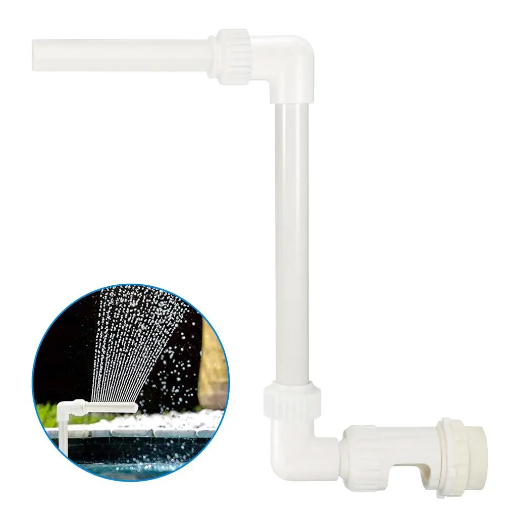 

Swimming Pool Waterfall Fountain Kit Easy Installation PVC Safe Tough Waterfall Fountain Tube for High Pressure Pool Jet