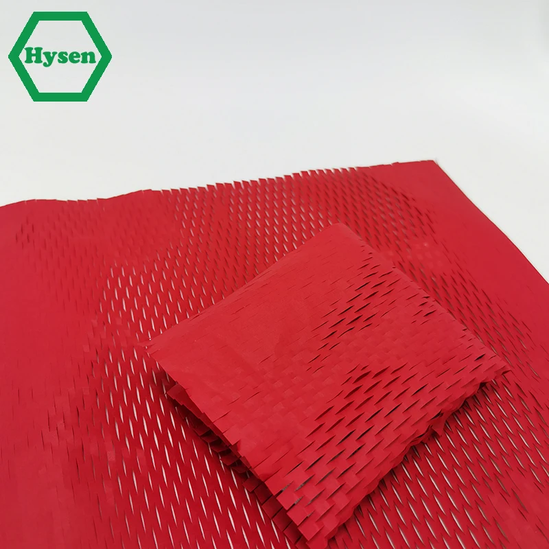 Hysen 38cm*10m Honeycomb Folding Paper Wrapping Glass Upgrade Packaging Materials Honeycomb Cushioning Wrap Roll