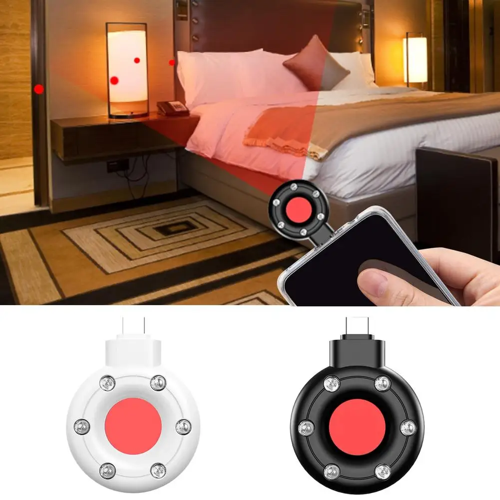 Anti Candid Detector Camera Infrared Scanning Light Detectors GPS Tracker Finder With USB C Port For Home Security Protection
