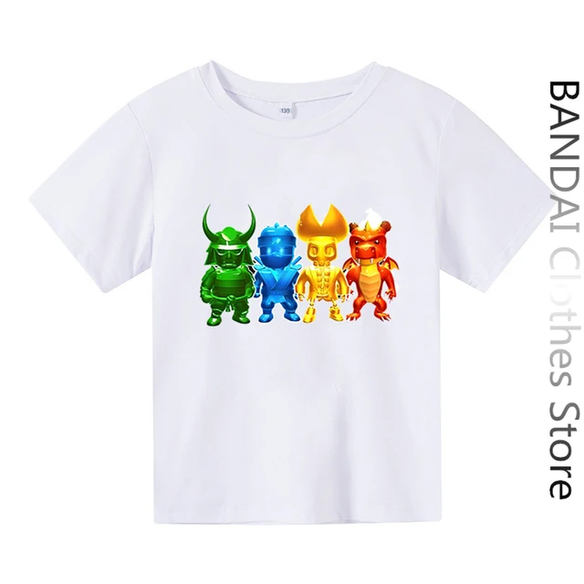 

Stumble Guys Tshirt Kids Harajuku Games T-shirts Boys Girls Original Cartoon People Print Tops Stumble Guys Children's Clothing