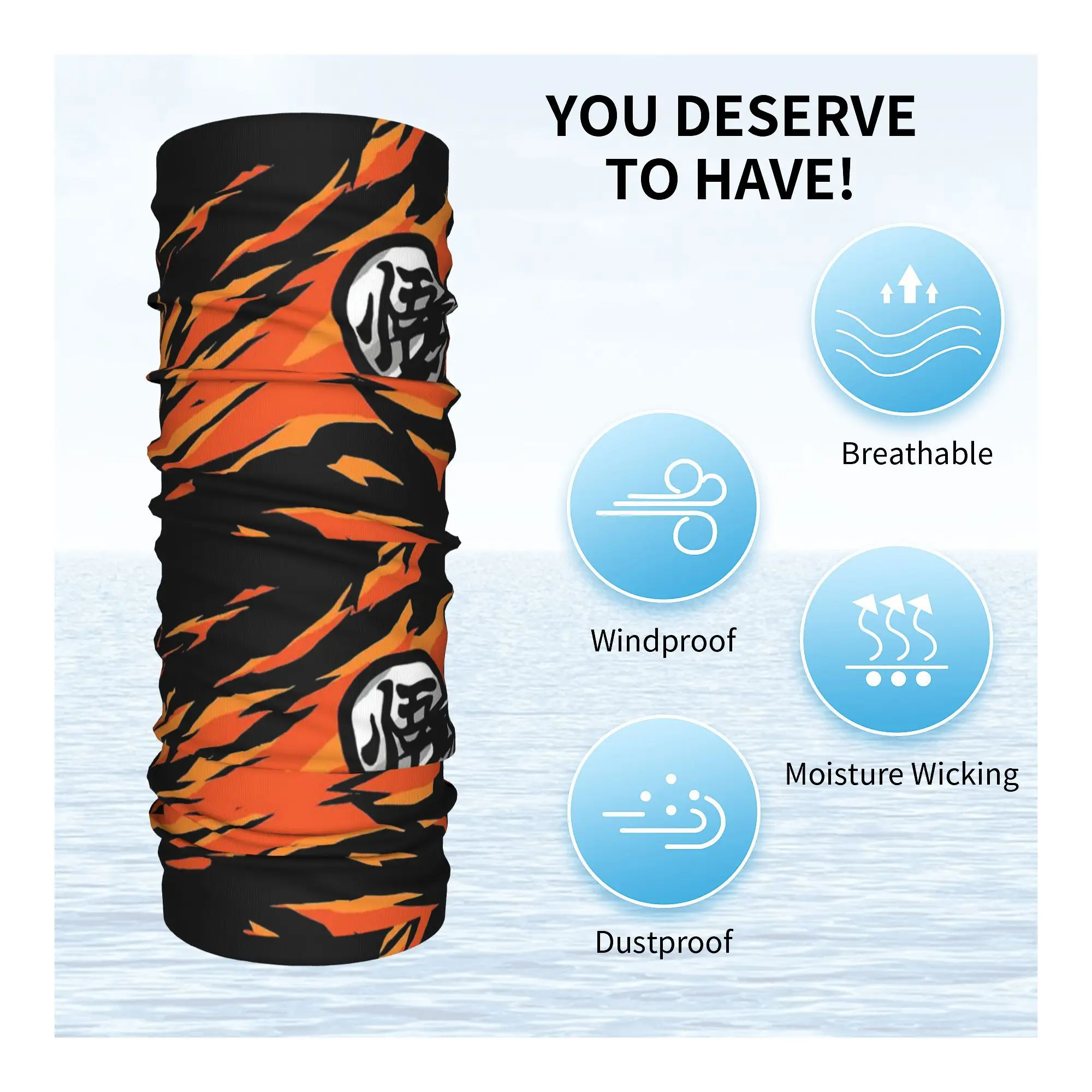 Son Goku Dragon Ball Z бандана на шею гетры с принтом Vegeta DBZ шарф теплый головной убор для