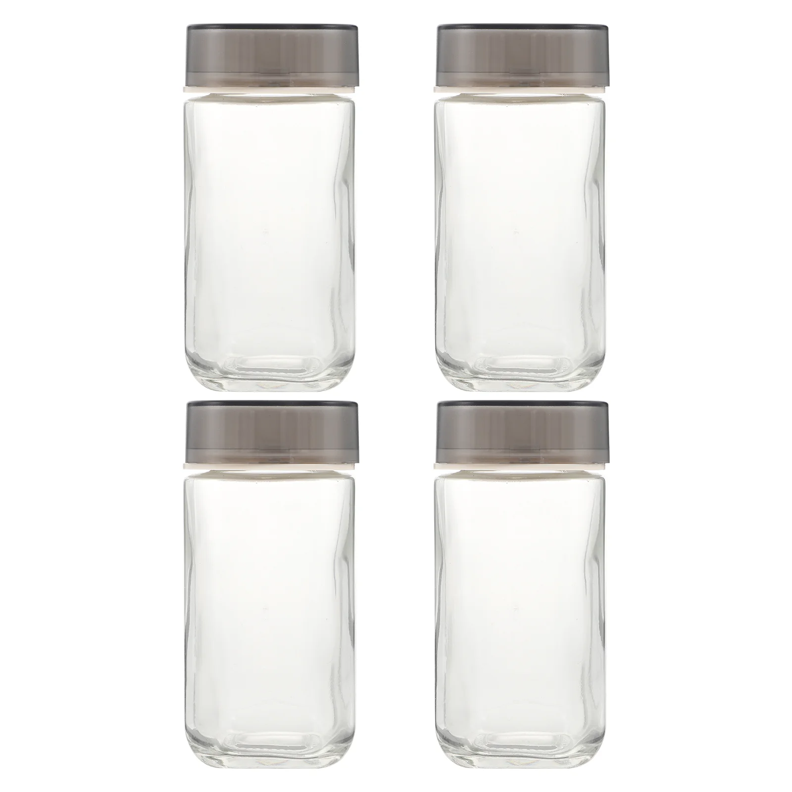 

4pcs Practical Condiment Bottles Kitchen Seasoning Containers (Assorted Color)