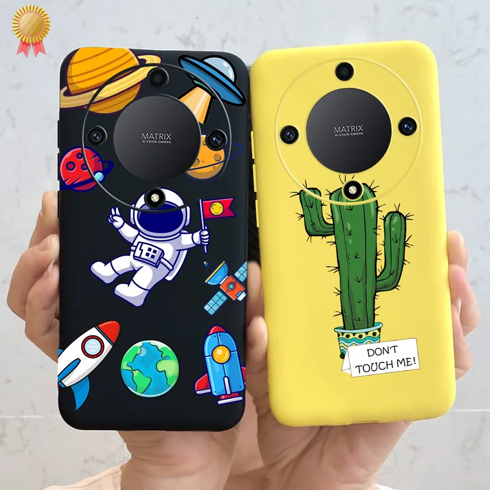 

For Cover Honor X9a Case Capas Phone Case Cartoon Bumper Back Shockproof Soft TPU For Honor X9a X8A X7A X 7A 8A 9A A7 A8 Fundas