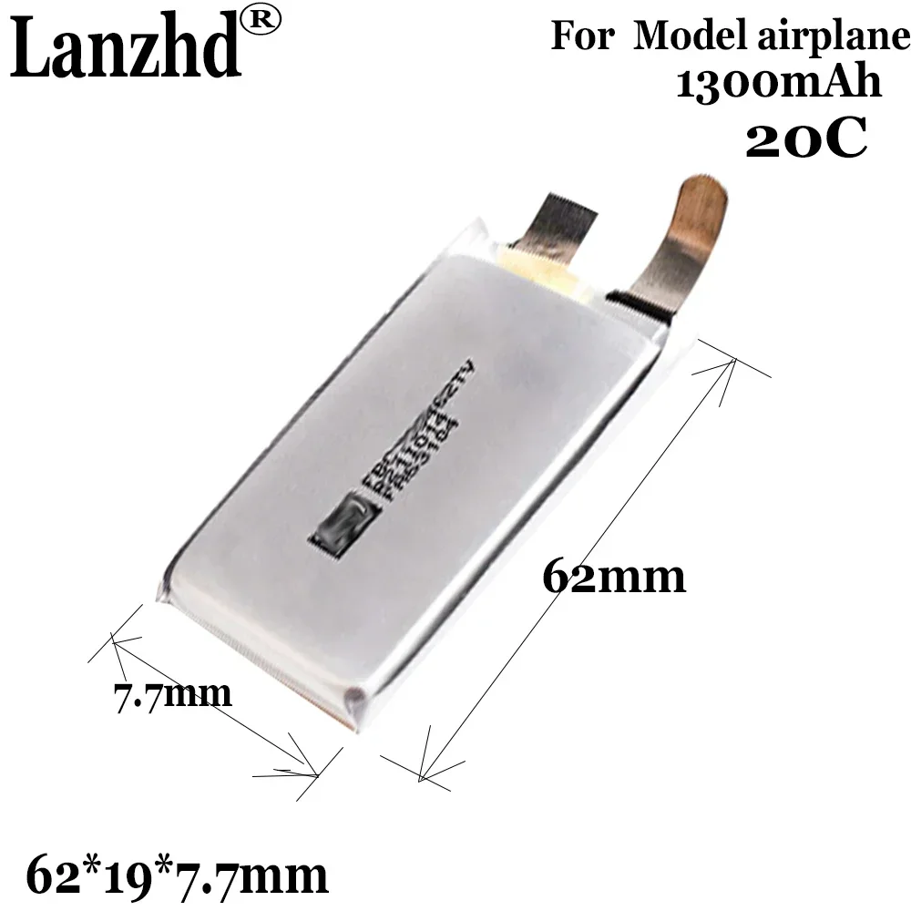Литий-ионный аккумулятор 3 8 в макс. 4 25 1300 мАч 20C DIY 2S 3S 4S 6S RC самолет Heliopter